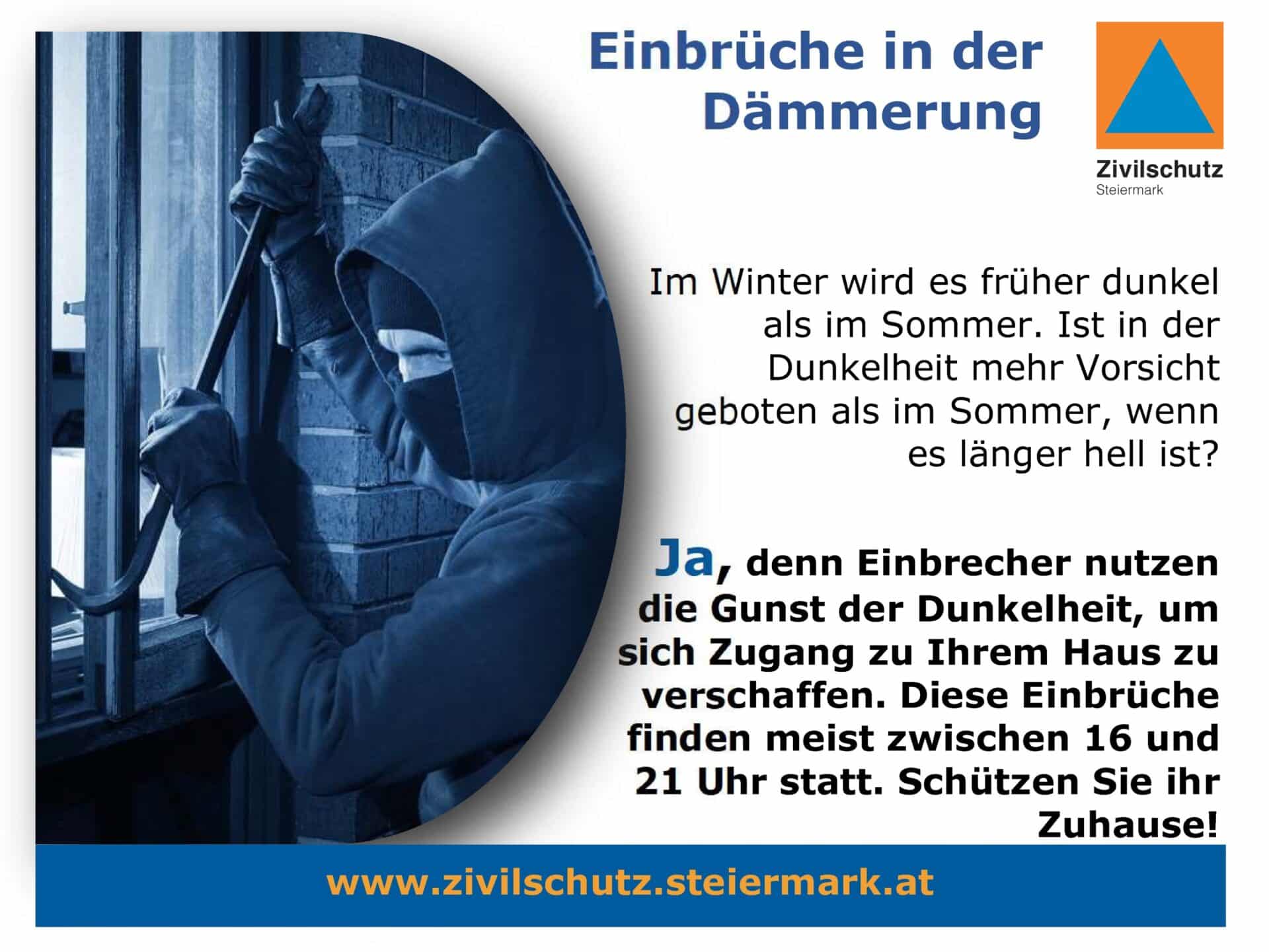 Dämmerungseinbrüche
